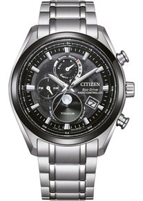 Citizen Super Titanium Quartz 43mm - BY1018-80E - Mens watch with black dial and titanium bracelet