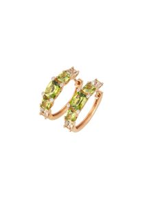 Ponte Vecchio Gioielli Iris hoop earrings - CO1763PDR - in 750 rose gold with gemstones (2x 1.78 carats)