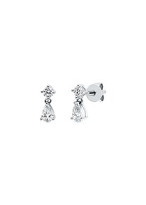 Diamond stud earrings 2x 0.245 ct (G/VS1) in 750 White gold
