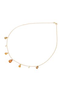 Ponte Vecchio Gioielli Iris necklace - CG1762CPY - in 750 yellow gold with gemstones (3.84 carats)