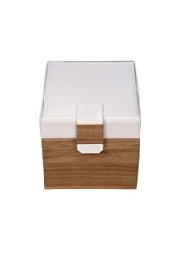 Sacher Jewelry Case Lisa - Beige/White - SA-70028-59 - from calfskin