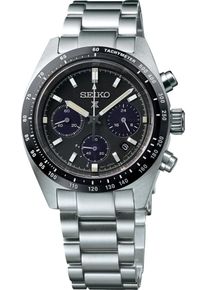Seiko Prospex Speedtimer Solar Chronograph 39mm - SSC819P1 - Men's watch with black dial and stainless steel bracelet