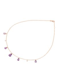 Ponte Vecchio Gioielli Iris necklace - CG1762AMR - in 750 rose gold with gemstones (3.98 carats)