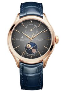 Baume & Mercier Baumatic 42mm - M0A10547 - Mens Grey Dial Watch With Alligator Leather Strap