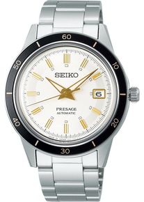 Seiko Presage Automatic 40mm - SRPG03J1 - Men's watch with white dial and stainless steel bracelet