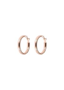 BRONZALLURE Purezza hoop earrings - WSBZ00377.B - made of bronze (rose gold-plated)
