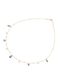 Ponte Vecchio Gioielli Iris necklace - CG1761SPR-42 - in 750 rose gold with gemstones (2.58 carats)