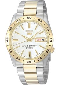 Seiko 5 Sports 36mm - SNKE04K1 - Wrist watch with silver dial and stainless steel bracelet