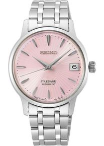 Seiko Presage Automatic 33mm - SRP839J1 - Ladies' watch with pink dial and stainless steel bracelet