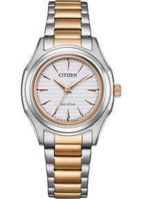 Citizen Basic Quartz 31.3mm - FE2116-85A - Ladies white dial watch with stainless steel bracelet