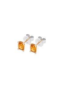 Ponte Vecchio Gioielli Iris stud earrings - CO1764CPY - in 750 yellow gold and white gold with gemstones (2x 0.72 carat)