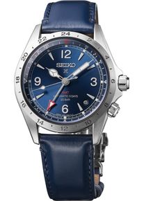Seiko Prospex 39mm - SPB377J1 - Men's watch with blue dial and ox leather strap