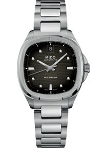Mido Multifort TV 35 - M049.307.11.081.00 - Ladies watch with black dial and stainless steel bracelet