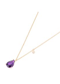 Ponte Vecchio Gioielli Iris necklace - CG1762AMR-T - in 750 rose gold with gemstones (2.212 carats)