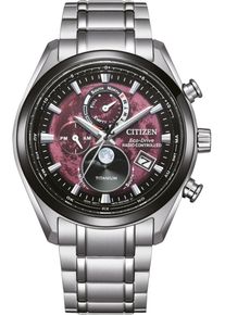 Citizen Super Titanium Quartz 43mm - BY1018-80X - Mens watch with red dial and titanium bracelet