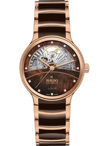 Rado Centrix Automatic Diamonds Open Heart 35mm - R30029902 - Ladies watch with diamonds, silver dial and stainless steel bracelet
