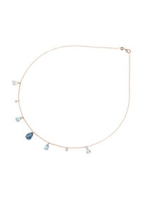 Ponte Vecchio Gioielli Iris necklace - CG1762SPR - in 750 rose gold with gemstones (5.23 carats)