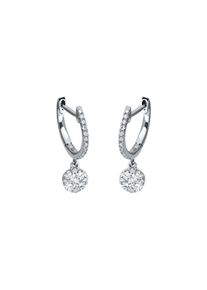 Diamond stud earrings 2x 0.15 ct (G/SI1) in 750 White gold