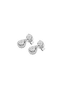 Ponte Vecchio Gioielli Benvenuto stud earrings - CO1801BRW - in 750 white gold with diamonds (2x 0.4 carat)