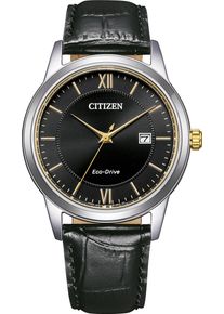 Citizen Elegant Men's 40mm - AW1784-16E - Mens watch with black dial and leather strap