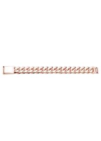 Emil Kraus Cuban Link oval diamond-plated curb chain bracelet, 18mm - 27.71.PO500-21 - in 750 rose gold
