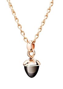 Tamara Comolli Mikado Bouquet Smoky Quartz Pendant - P-MB-SMQU-RG - in 750 rose gold with 1 smoky quartz