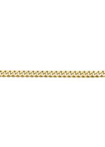 Armoured bracelet 7 mm in 585 Yellow gold in 19 cm