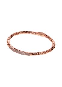 BRONZALLURE Altissima bracelet - WSBZ02400.WR - made of bronze (rose gold-plated) and several zirconia