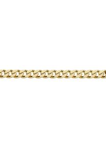 Armoured bracelet 12 mm in 585 Yellow gold in 19 cm