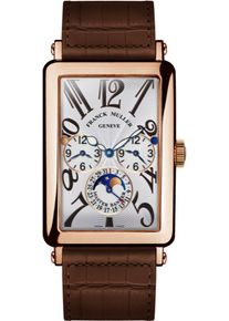 Franck Muller Long Island Master Banker 54.6 x 32.5mm - 1250MBLDT5NBLALLBROWN - Mens white dial watch with alligator leather strap