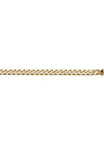 Armoured bracelet 8 mm in 585 Yellow gold in 19 cm