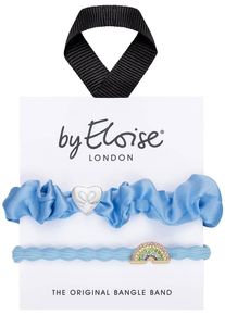 By Eloise - Blue Skies - Hair Ties - silk