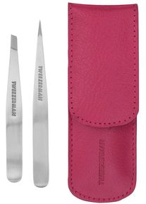 Tweezerman - Petite Tweeze Set With Pink Case - Tweezers