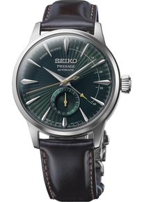 Seiko Presage Automatic 40mm - SSA459J1 - Men's watch with green dial and calfskin strap