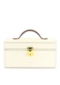 Friedrich|23 Friedrich Jewelry Case Ascot - Ivory White/Brown - FR-70021-504 - aus Velour
