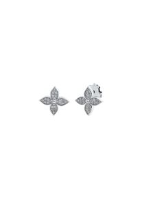Diamond stud earrings 2x 0.08 ct (G/SI1) in 750 White gold