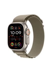 Smartwatch Apple Watch Ultra 2 GPS + Cellular, 49mm Titanium Case con Olive Alpine Loop Small