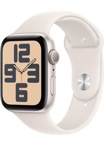 Smartwatch Apple Watch SE (2024) GPS 44mm Alumínio Starlight c/ Correa Deportiva Starlight - S/M