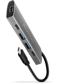 HUB USB-C AXAGON HMC-5G2 2x USB-A + 2x USB-C + HDMI, USB-C 3.2 Gen 2 10Gbps, PD 60W