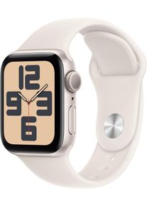 Smartwatch Apple Watch SE (2024) GPS 40mm Alumínio Starlight c/ Correa Deportiva Starlight - S/M