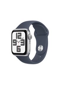 Smartwatch Apple Watch SE GPS 40mm Silver Aluminium Case con Storm Blue Sport Band (S/M)