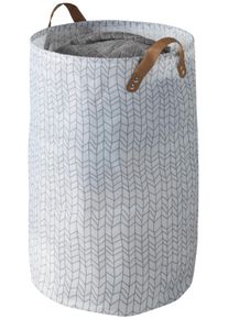 Wenko Wäschetasche »Geo«, Øxh: 40X60 Cm, 75 Liter braun, Größe H/T: 60 cm x 40 cm H/T: 60 cm x 40 cm , 75 Litern Fassungsvermögen, viel Stauraum...
