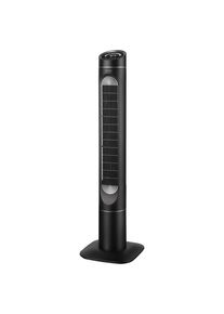 BE COOL Turmventilator »Turmventilator 127cm mit Display BC50TFWTS schwarz/weiß« Temperaturanzeige in schwarz, Größe 0