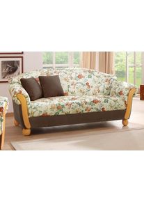 Home Affaire 2-Sitzer »Milano in braun, Größe B/H/T: 159 cm x 83 cm x 81 cm