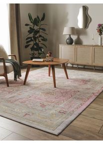 benuta Nest Dywan Visconti wielobarwno-beżowy 200x300 cm Bordiura, Vintage,Patchwork