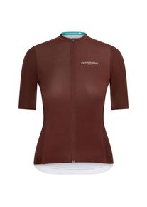 PEPPERMINT Women's Signature Jersey Cycling jersey Women (M, brown)