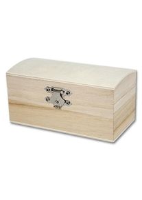 Houten doos met gewelfd deksel Afmeting 11,5 x 5,8 x 5,8