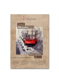 Hahnemühle Skizzenblock Toned Watercolour A4 beiges 200g/m² Papier,