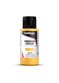 Vallejo Premium: Metallic Yellow 60ml 62.042 Airbrushfarbe