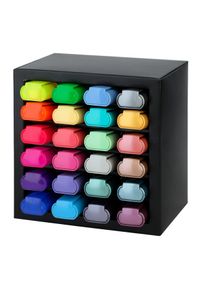 Faber-Castell Textmarker Deskset 254602, 24er Box TL46